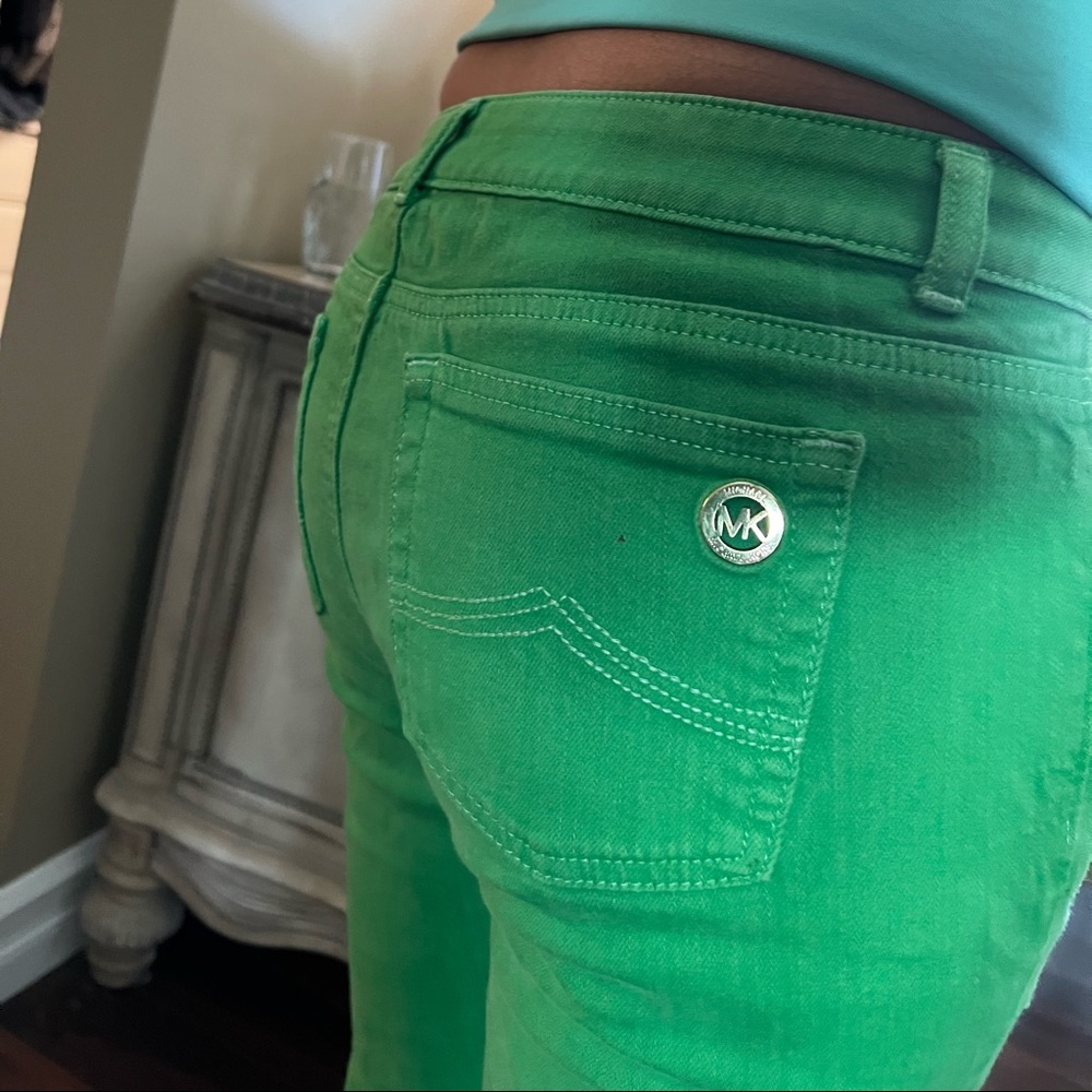 Green Michael Kors jean